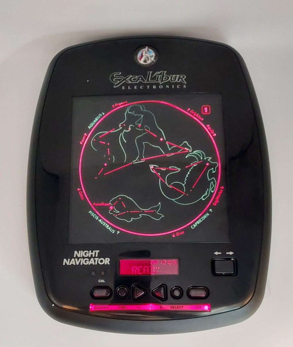 Excalibur Electronic Night Navigator Model 761 Star, Planet, Constellation Find