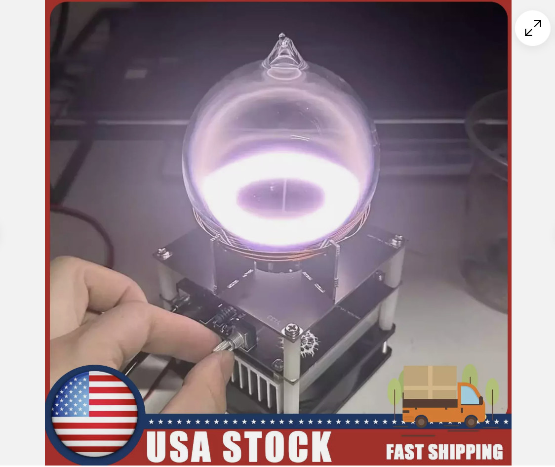 Plasma Toroid Drive Circuit Xenon Gas Ring Tokamak Ark Reactor Globe Magic Ball