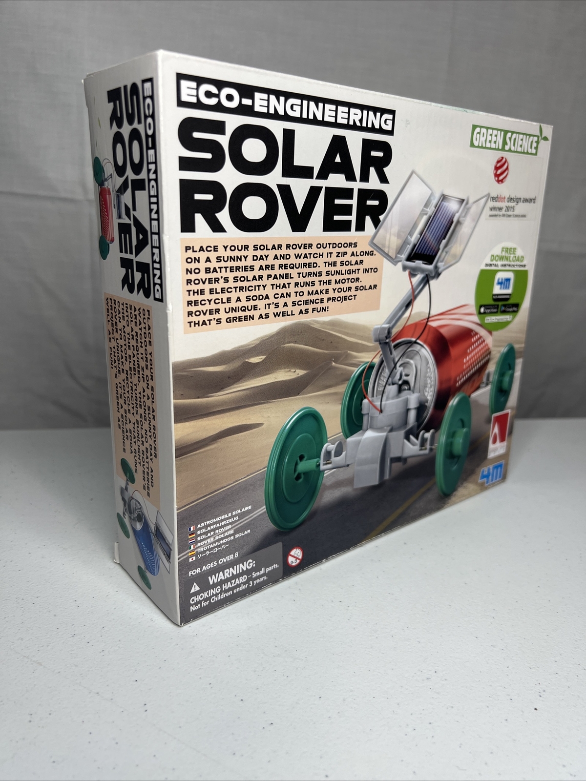 Eco Engineering Solar Rover Green Science Model NEW STEAM STEM Teacher Project