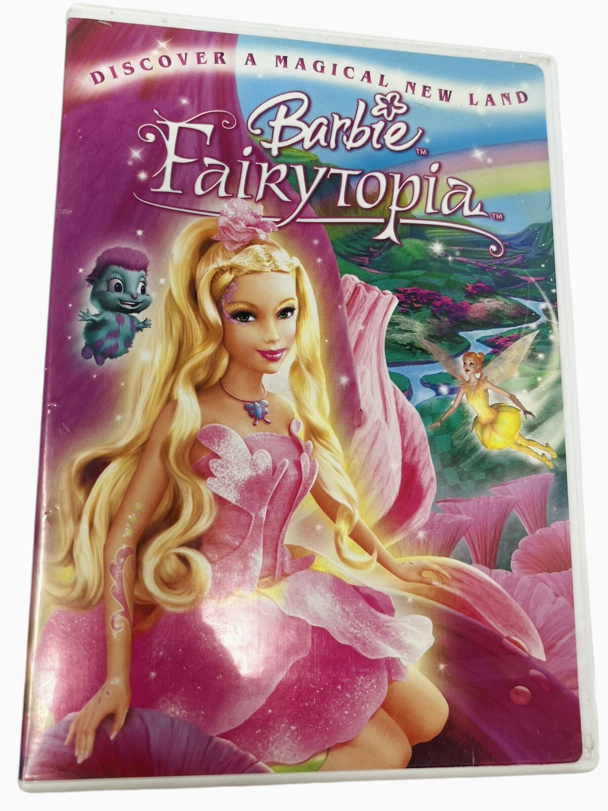 2010 Barbie Little Pocket Learner Video Game 2004-05 Barbie DVDs Fairytopia Lot