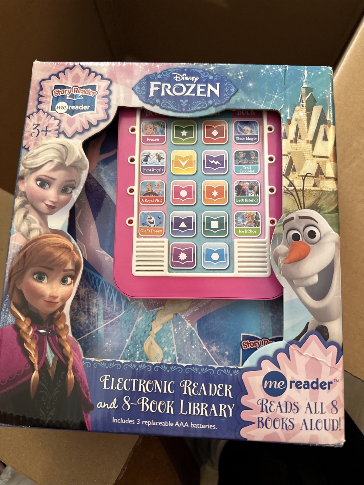 Disney Frozen Electronic Reader and 8 Book Library – 3 Years and Up