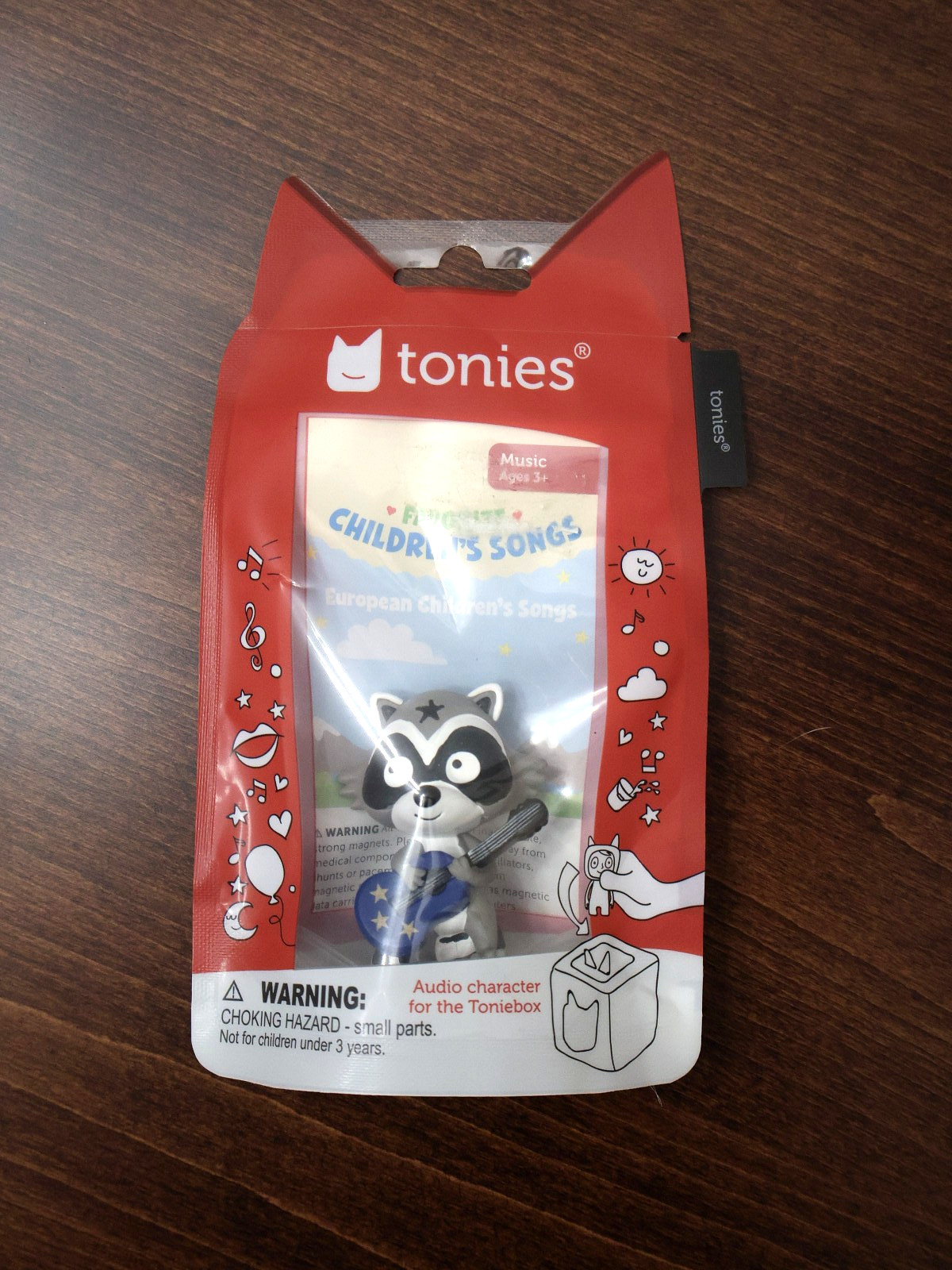Tonies Favorite Children’s Songs: European Children Songs – Character Racoon New