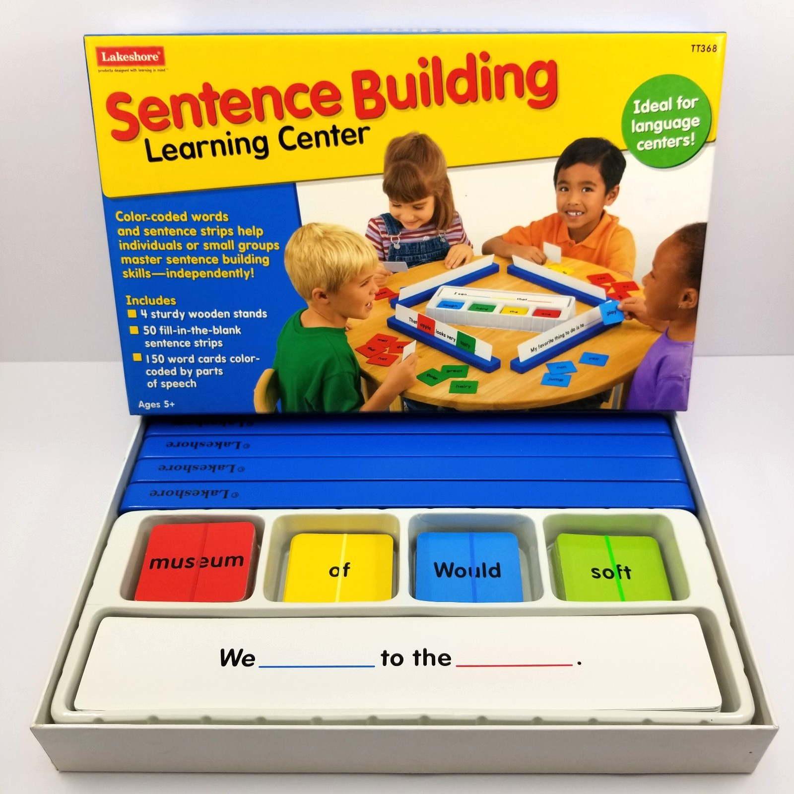 Sentence Building Learning Center By Lakeshore TT368 Age 5+ 146/150 word cards