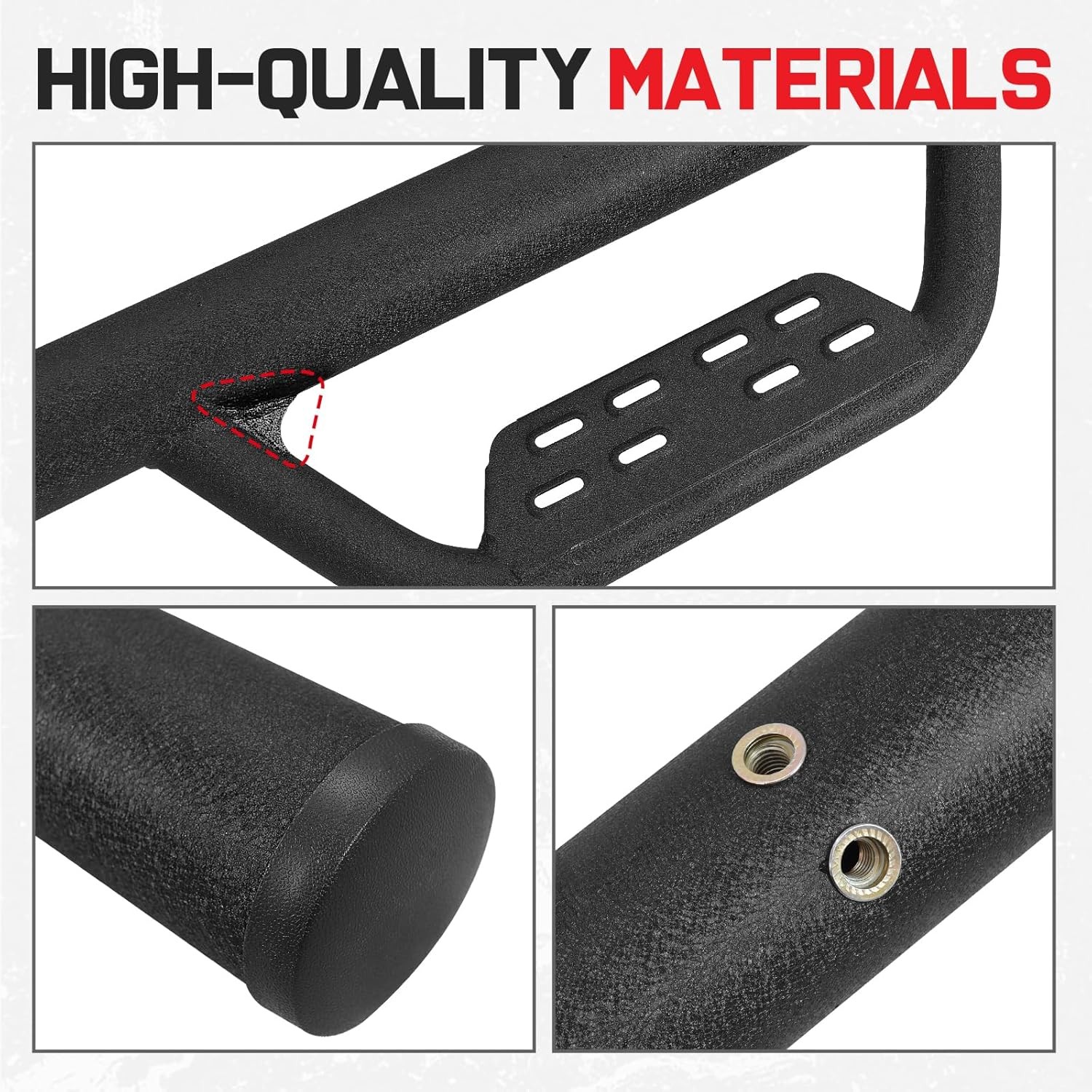 07-19 Chevy Silverado GMC Sierra Double Cab 3″ Running Boards Side Step Down