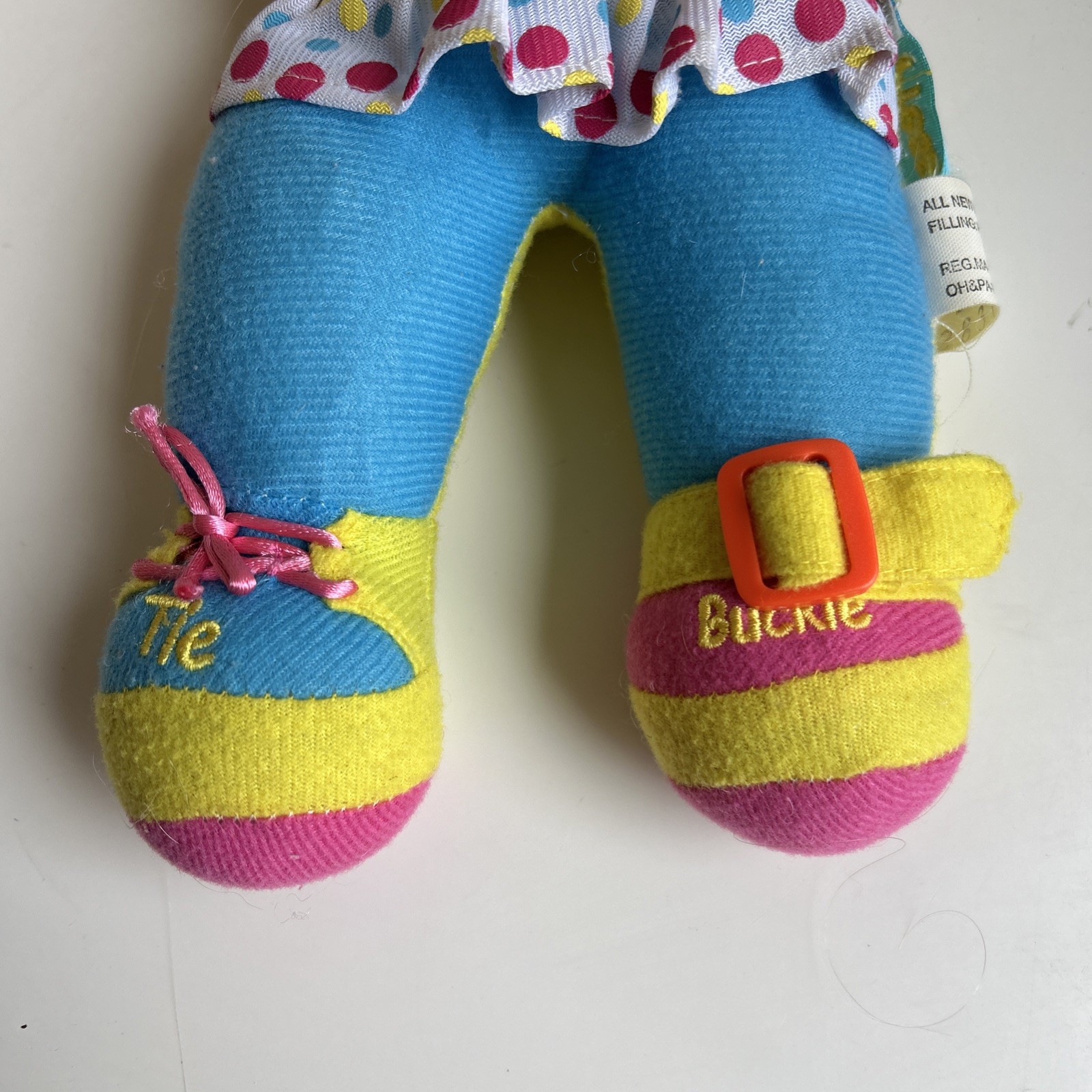 Kingstate I Can Dress Myself Doll Baby’s First Play & Learn Activity Vintage