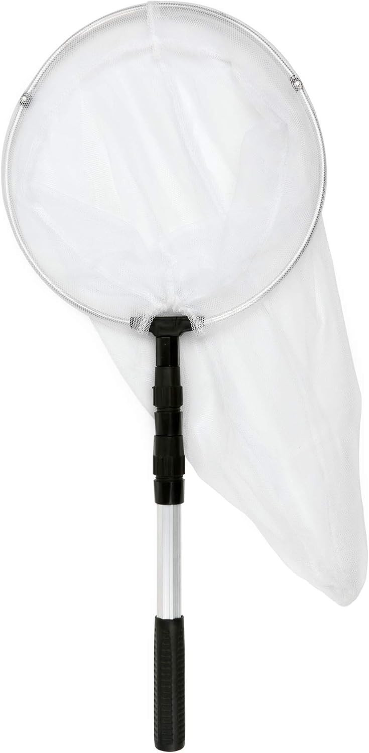 Professional 12″ Butterfly Net – Telescopic to 36″, Lightweight and Durable