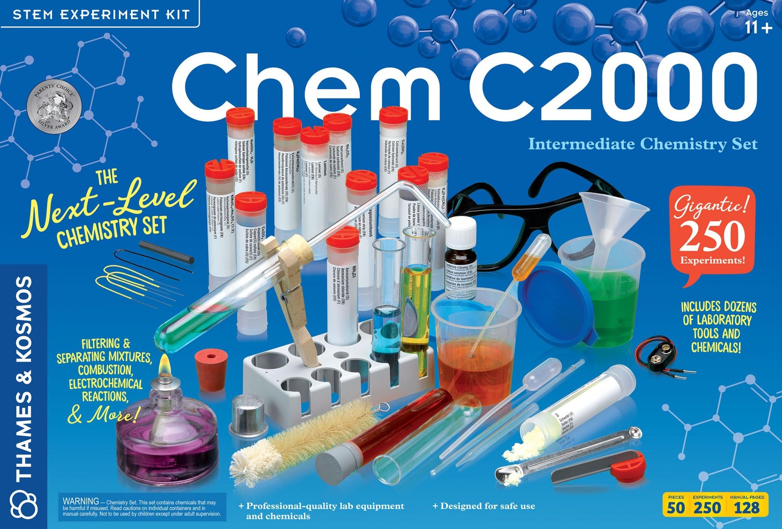 Thames Kosmos Chem C2000 V 2.0 Chemistry Set | Science Kit with 250