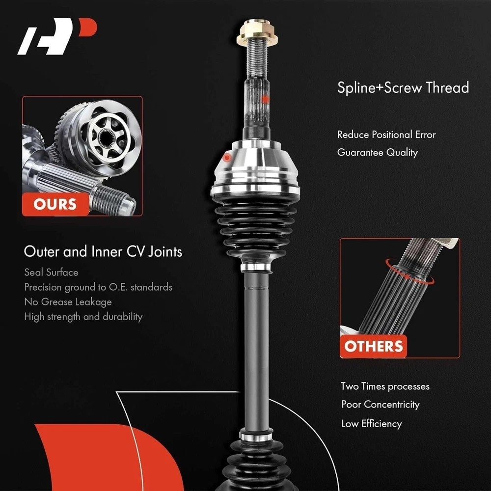Front Driver Side APM CV Axle Shaft Assembly Compatible with Nissan