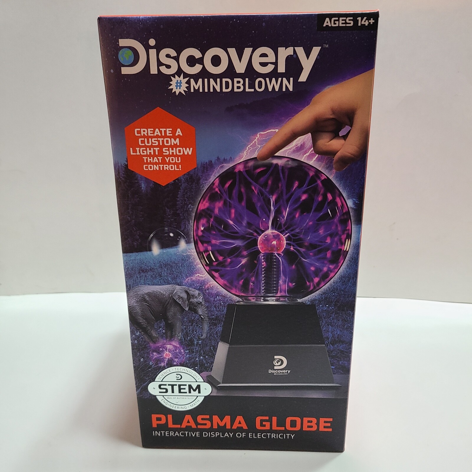 Discovery Mindblown Plasma Globe Interactive Display Of Electricity.