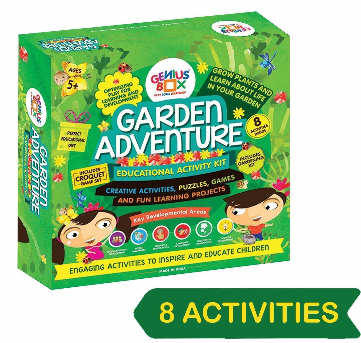 Genius Box Garden Adventure STEM Toy for 5+YRS Age DIY Educational Activity Kit
