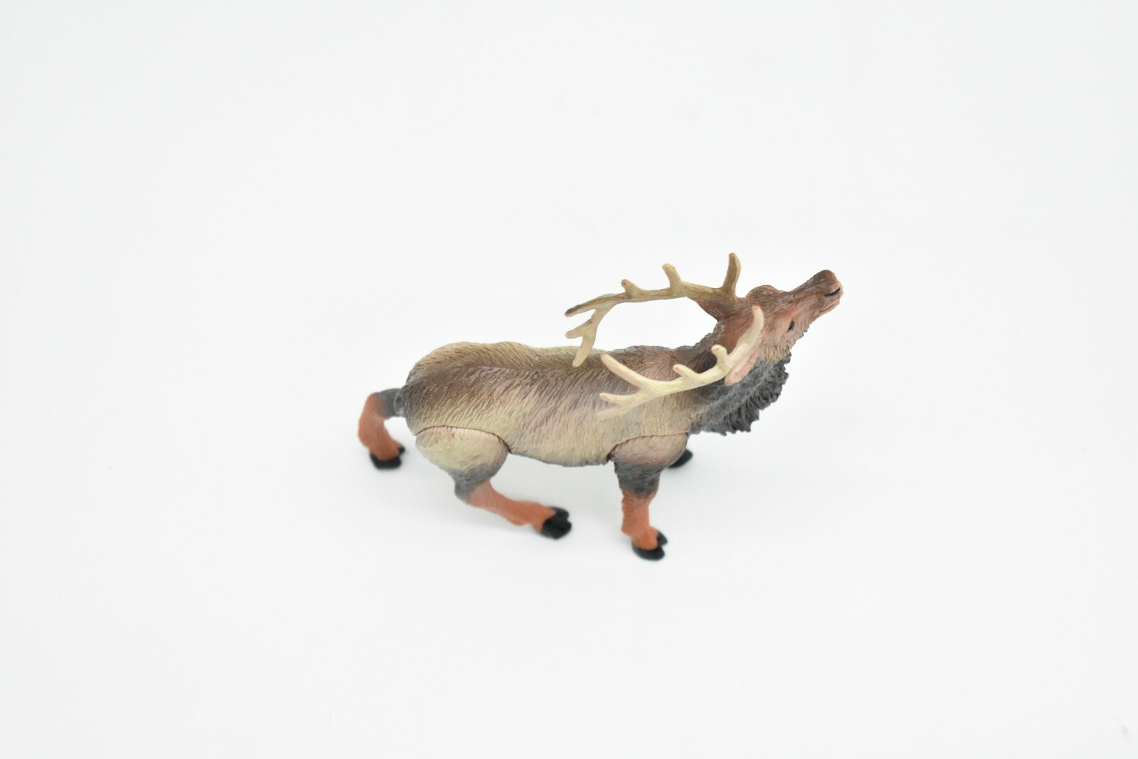 Elk, Wapiti, Model, Figure, Figurine, Rubber Replica, Hand Painted 4″ CWG213BB42