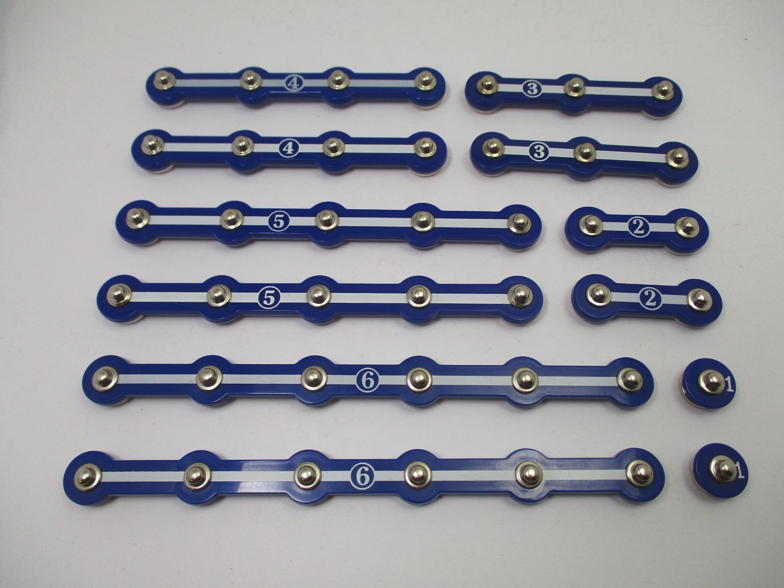 Lot of 12 Blue Snap Connectors Conductor Elenco Snap Circuit 6 5 4 3 2 1