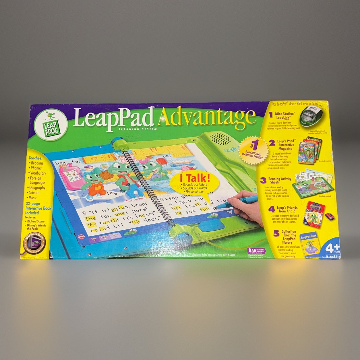 LeapFrog LeapPad Advantage Mind Station BATTERIES NOT INCLUDED RARE VTG