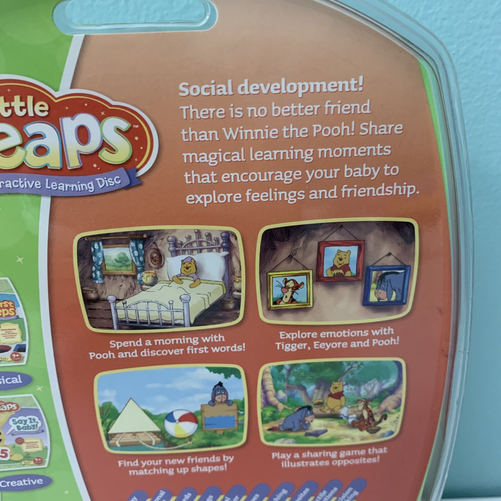 Leap Frog Little Leaps Winnie The Pooh Exploring Feelings And Friendship NIP