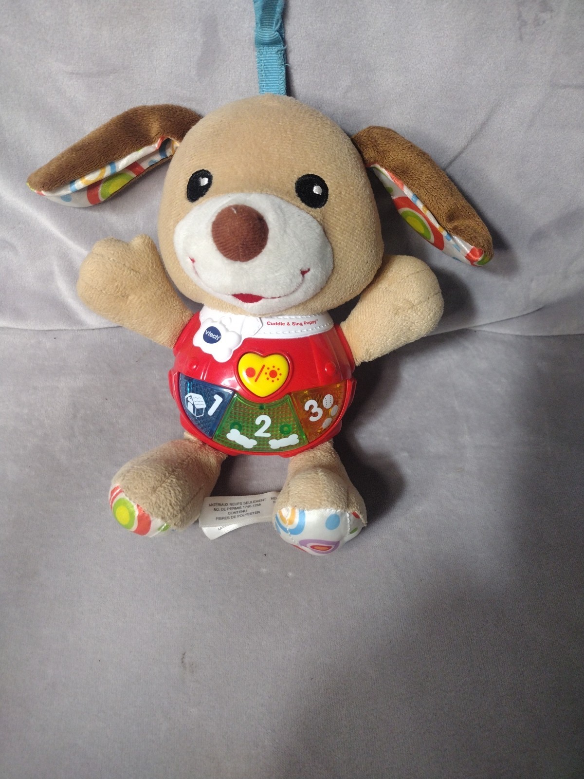 VTech Little Singing Loveable Learning Puppy Lights & Sounds Age 3-18 Months 8″