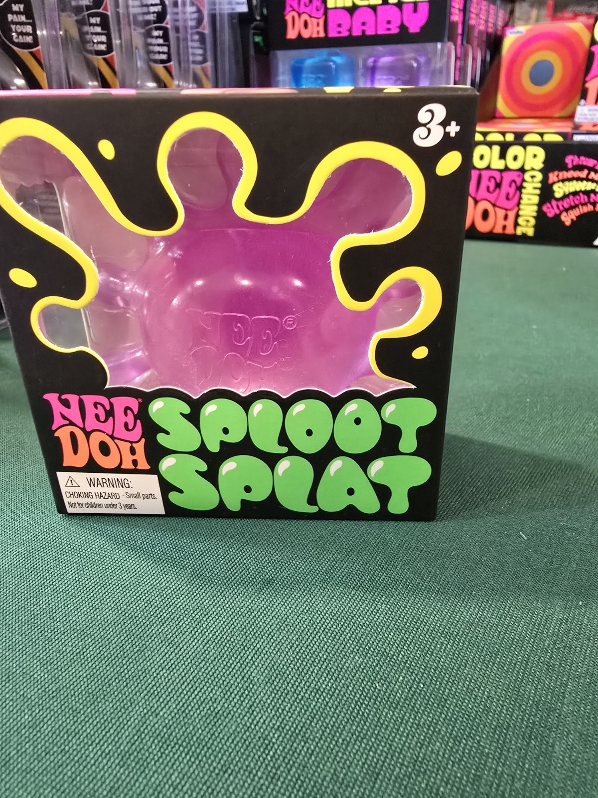 NeeDoh SPLOOT SPLAT, Nee Doh Splatter Fidget, Nee-doh Sploot Splat Squishy Pink
