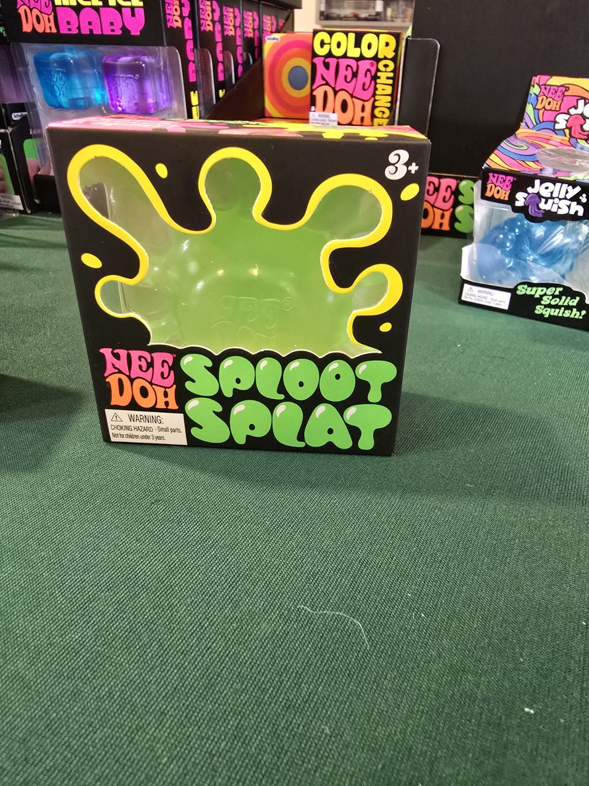NeeDoh SPLOOT SPLAT, Nee Doh Splatter Fidget, Nee-doh Sploot Splat Squishy Green