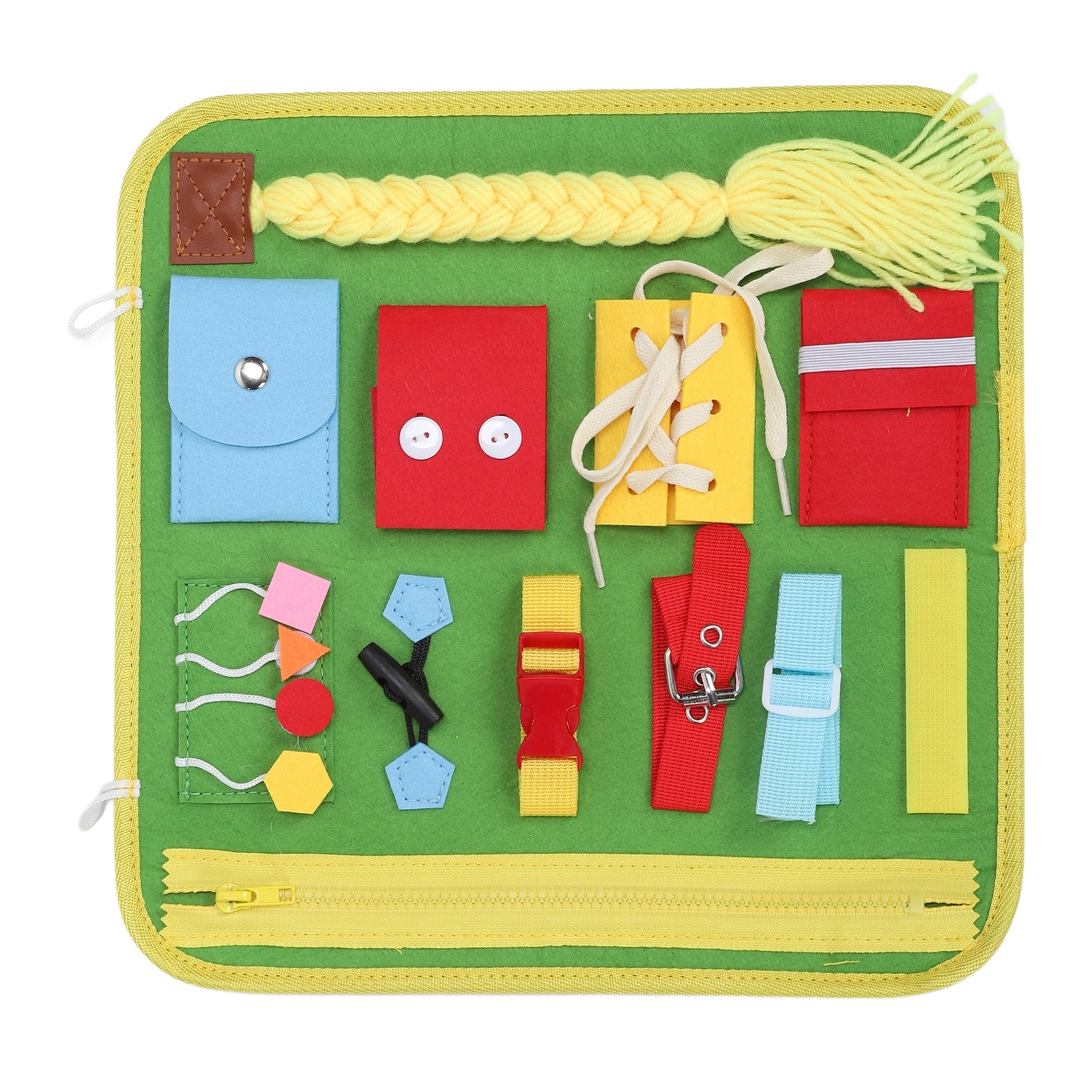 Fidget Blanket for Dementia and Alzheimers Aid Colorful Sensory Pad Activities