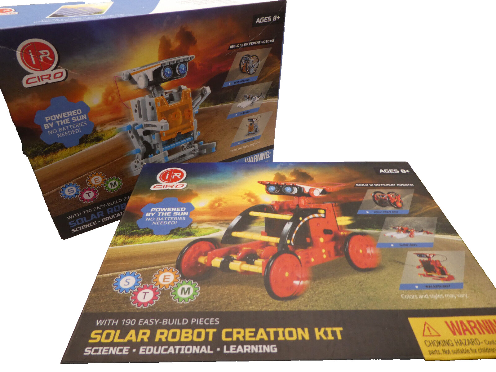 IR Ciro Solar Robot Creation Kit NEW SET OF 2 – 12 in 1 Please see pictures