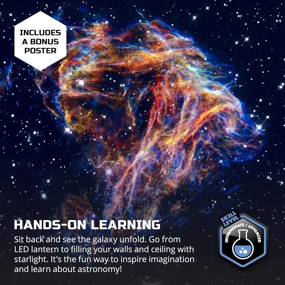 Discovery™ #Mindblown Grab & Go Galaxy Lantern Portable Planetarium Projector