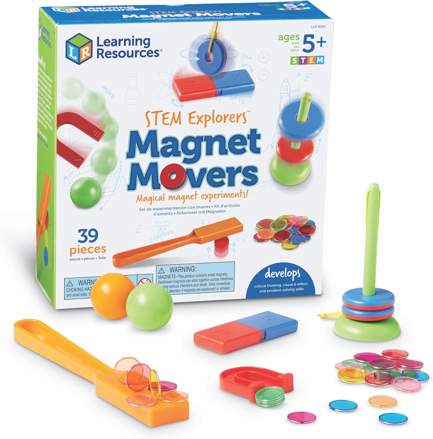STEM Explorers -Ages 5+, Magnet Movers, Critical Thinking Skills, STEM Certified