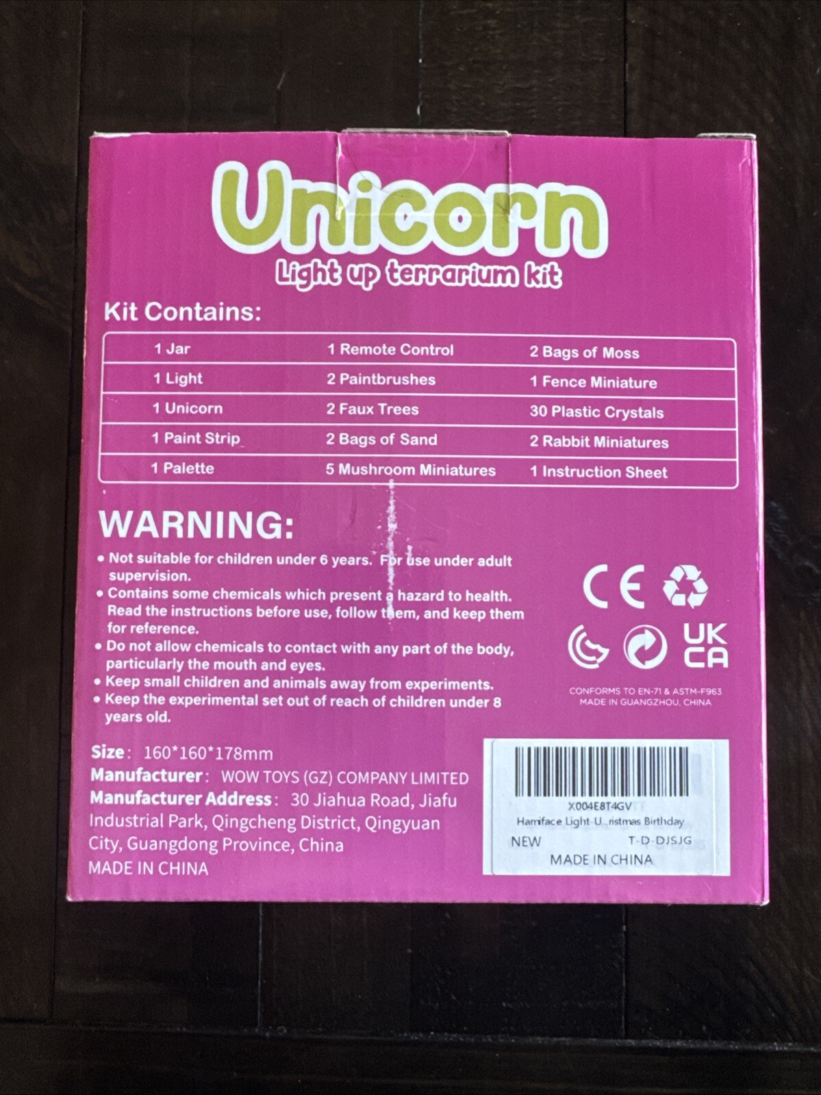 Wow Toys Light-Up Unicorn Terrarium Kit for Kids – Best Unicorn Toys