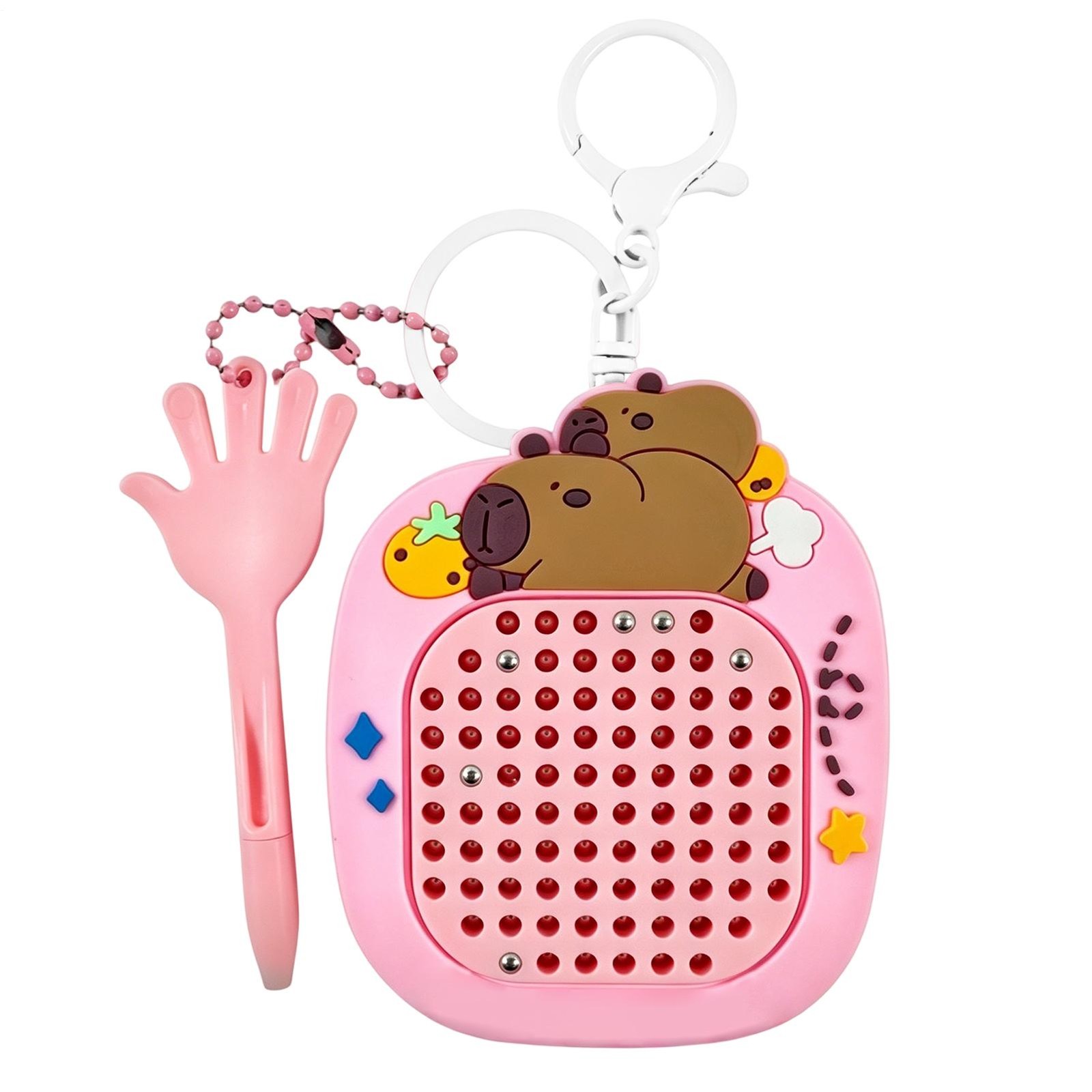 1x Magnetic Drawing Board For Kids & Toddlers With Beads And Magnet Stylus Pen