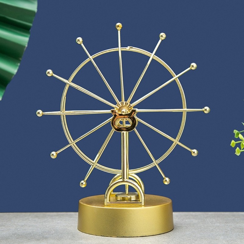 Metal Ferris Wheel Perpetual Motion Ornament Office Tabletop Decorations