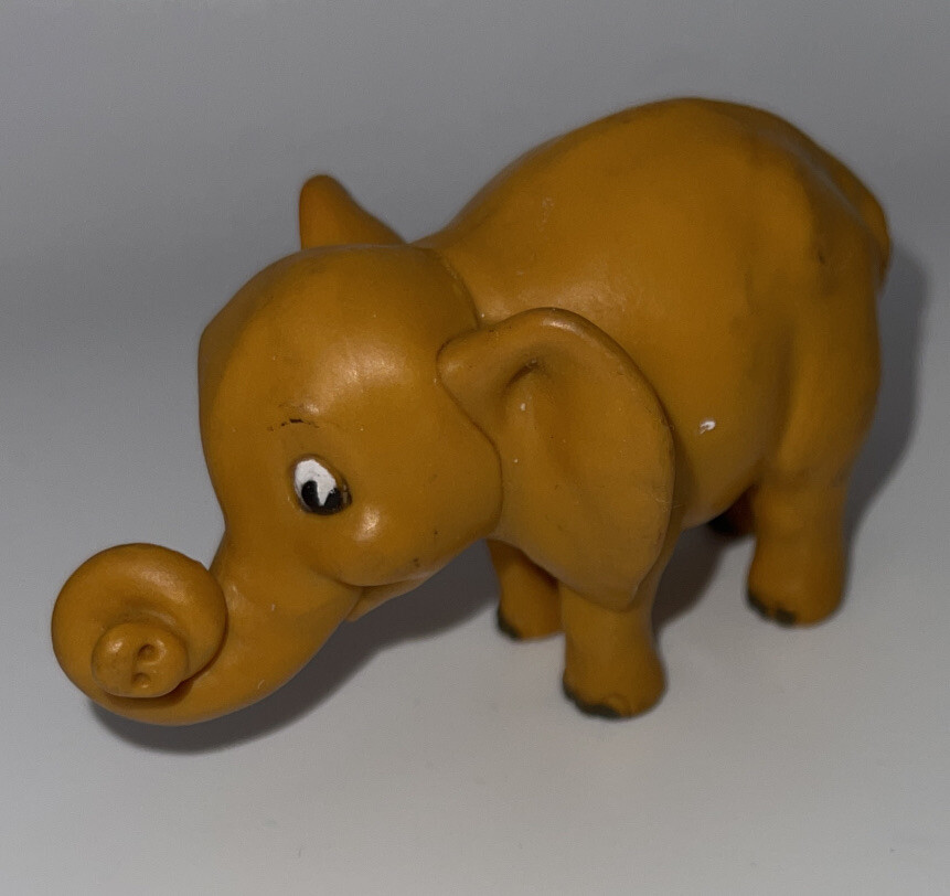 DOLEY NOAH’S ARK PLAYSET REPLACEMENT ANIMAL BROWN ELEPHANT FIGURE ONLY