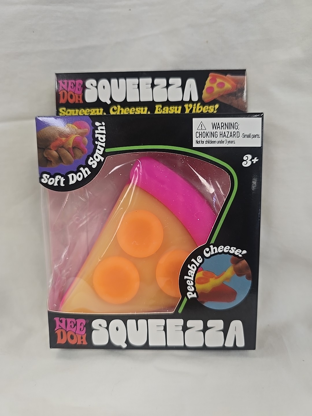Squeezza Squishy Pizza Pink Crust