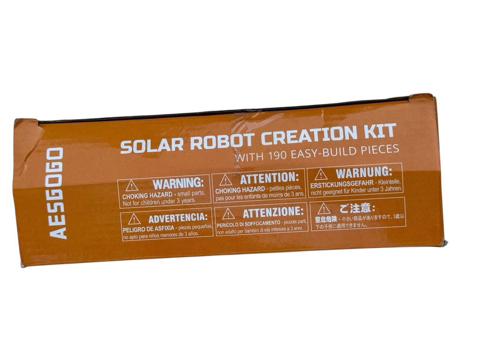 AESGOGO Solar Robot Creation Kit STEM Educational 12-in-1 New Open Box Complete