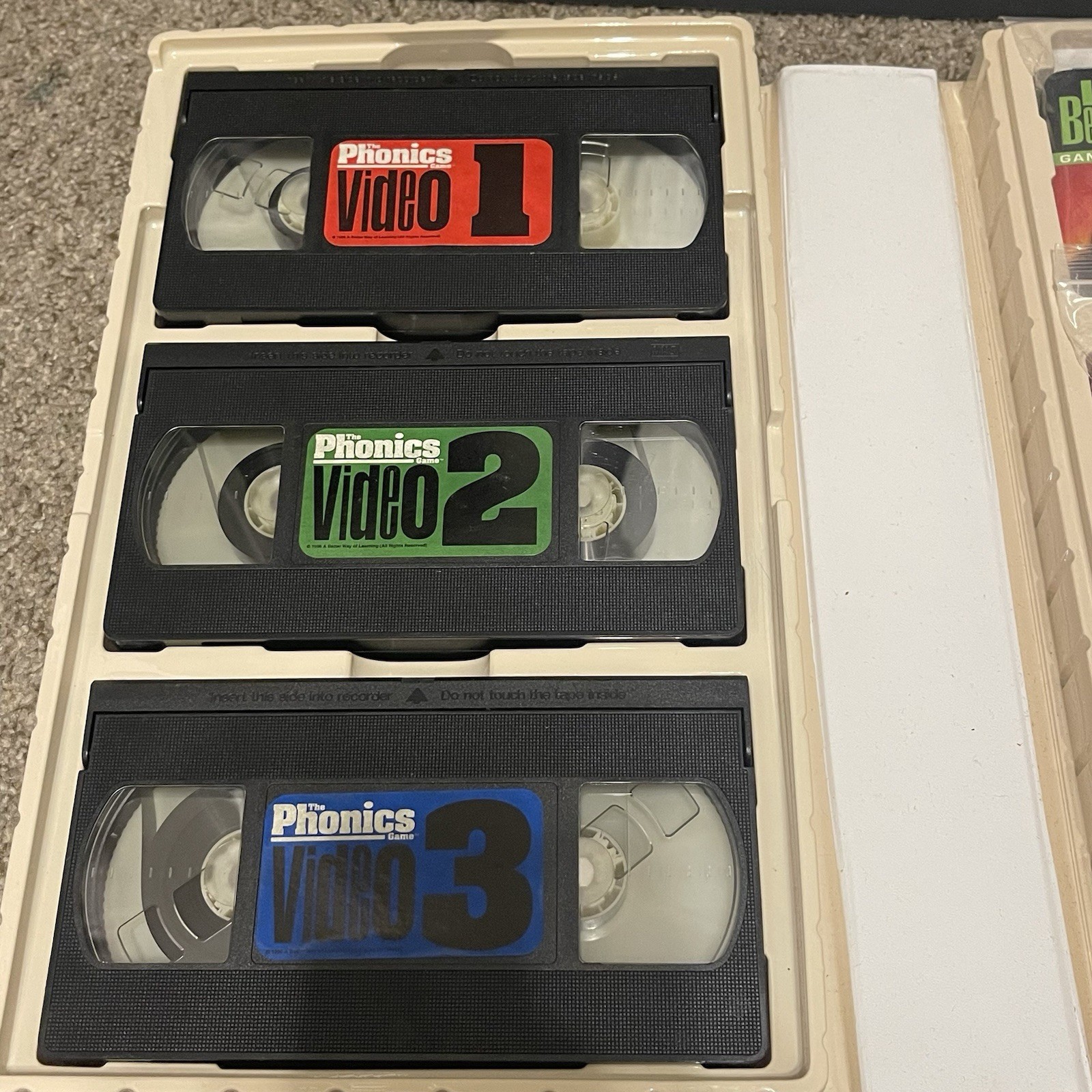 The Phonics Game A Better Way of Learning Vintage 1998 Homeschool Reading