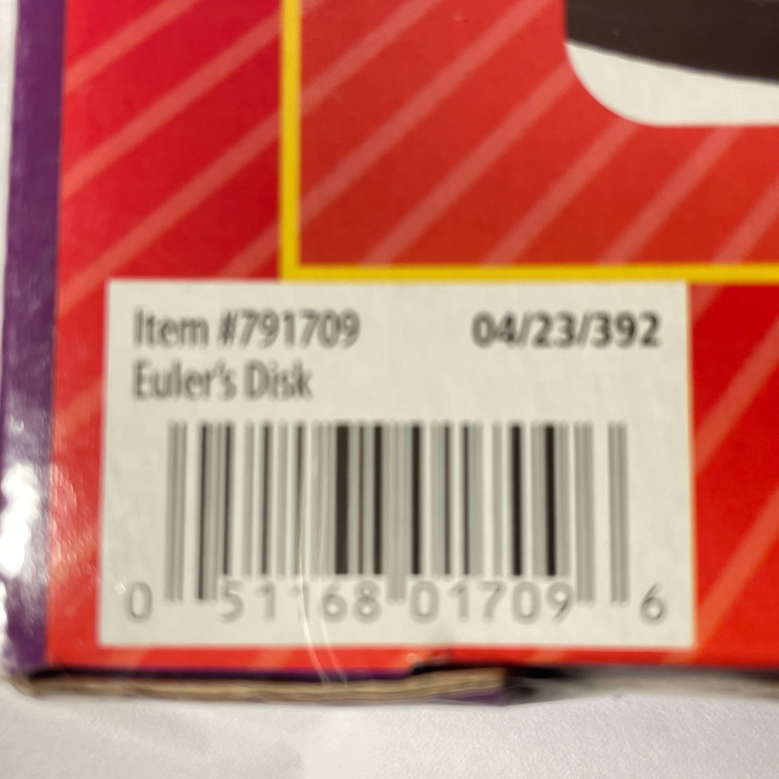 Toysmith Euler’s Disk 791709 Spinning Science Into Art Game STEM New SEALED