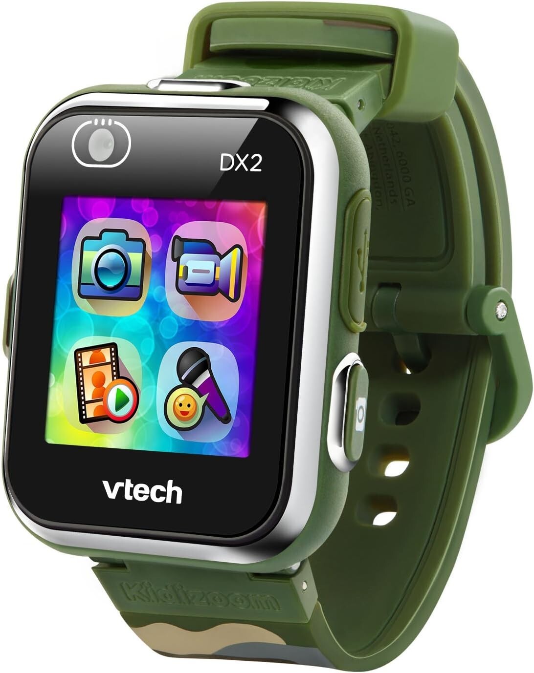 Vtech KidiZoom Smart Watch DX2 Camouflage For Kids Ages 4 + Years New