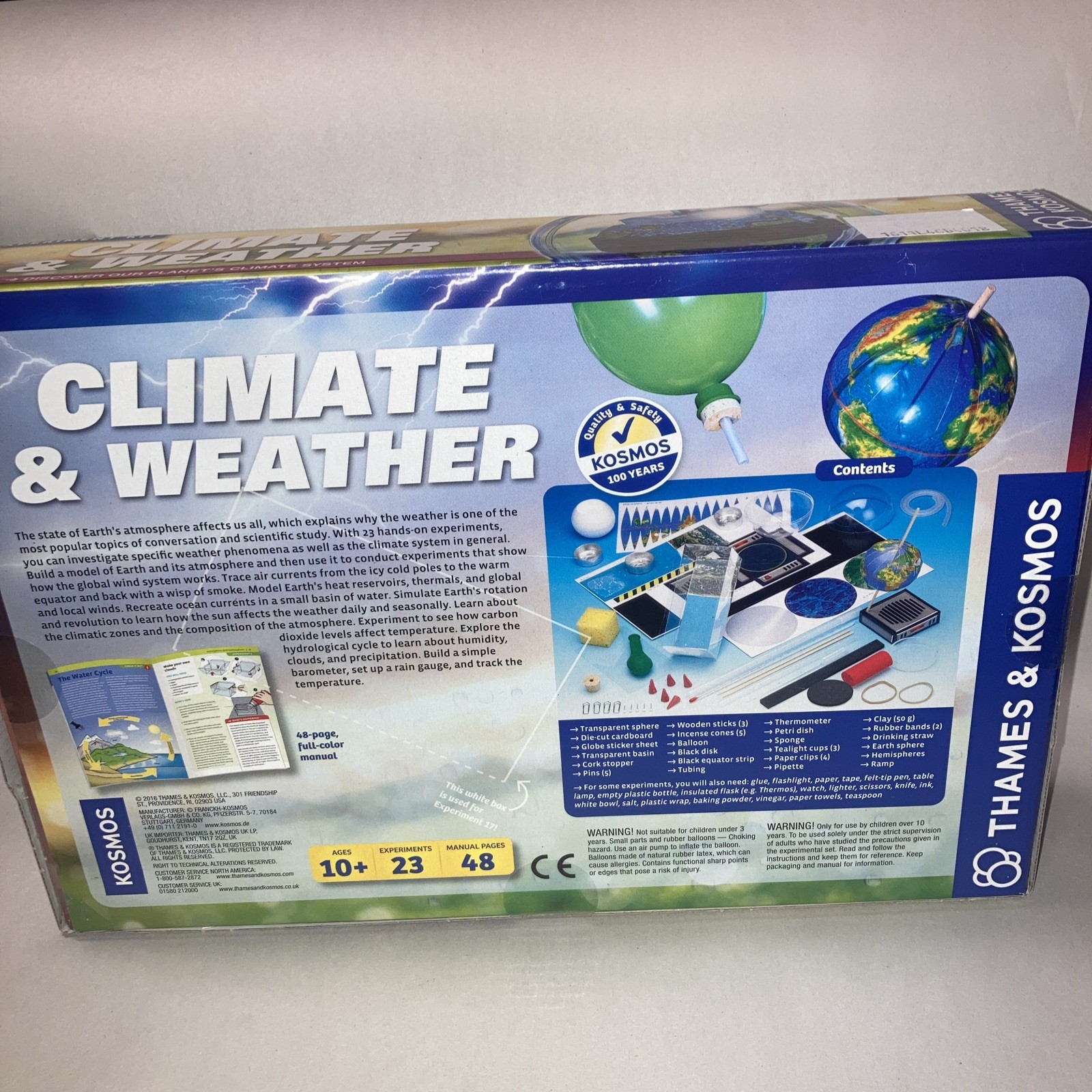 Thames And Kosmos Experiment Kit Climate & Weather New In Box