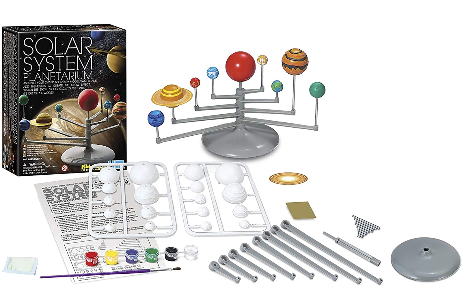 4M Solar System Planetarium – DIY Glow In The Dark Astronomy Planet Model Ste…