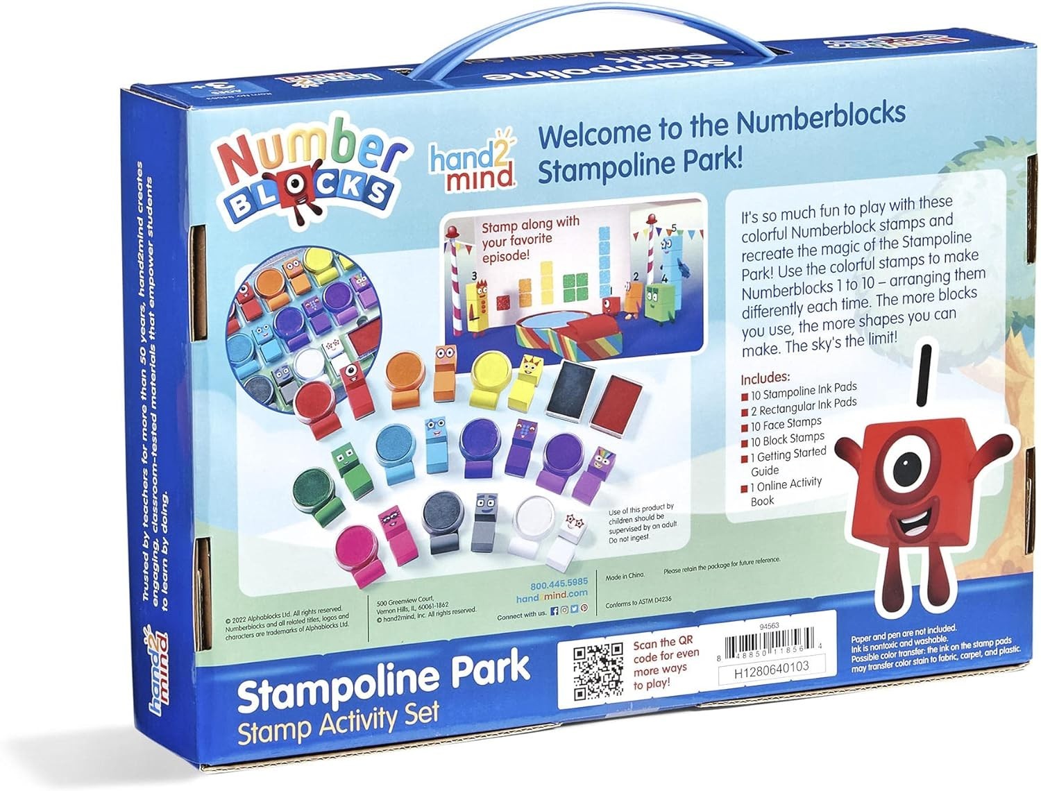 Fun Numberblocks Stamp Activity Set for Kids: 20 Stamps for Creative Learning