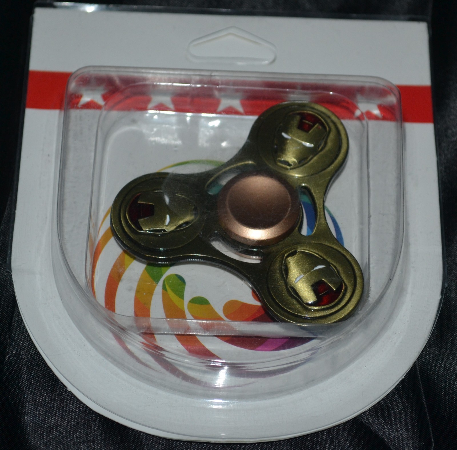 Ironman Iron Man Fidget Spinner Tri Fecta Kids To Adults Toys Figet Spiner DC