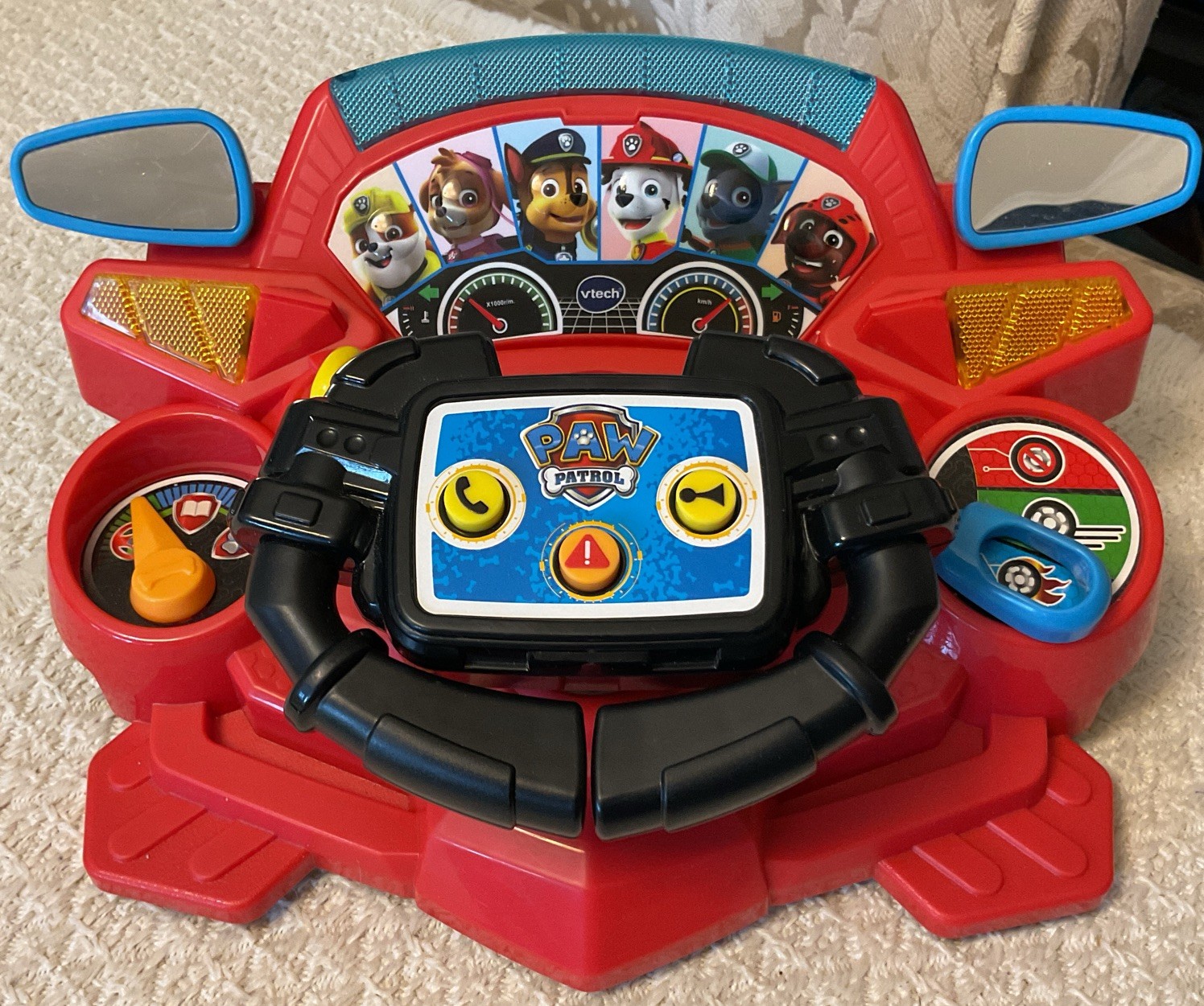 VTech PAW PATROL Rescue Driver ATV and Fire Truck – 6 Characters & SFX, Works!!!