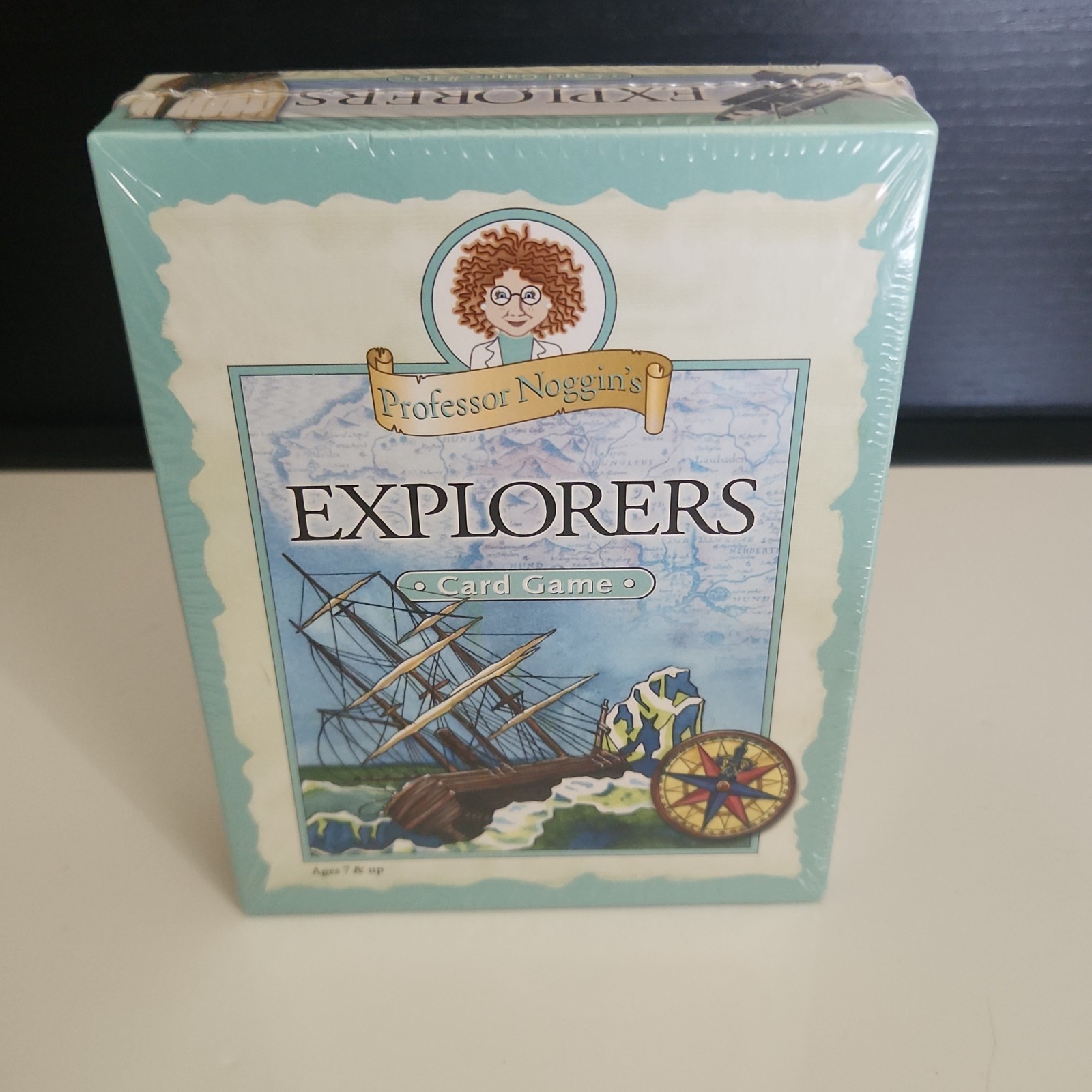 Professor Noggin’s Explorers Card Game Educational Trivia Ages 7+ New Sealed