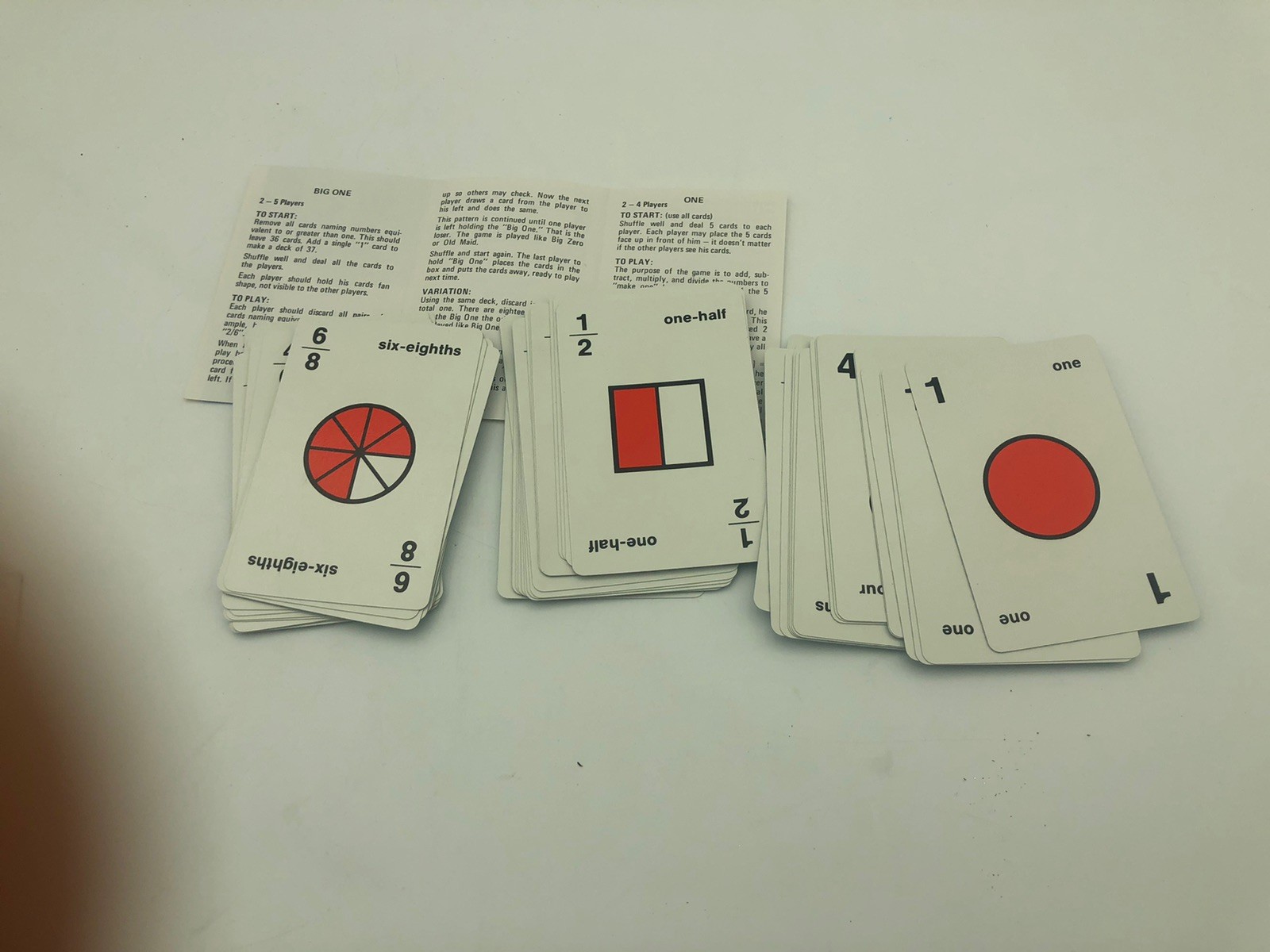 Mr Math “ONE” A Set Of Fraction Number Games ——634——