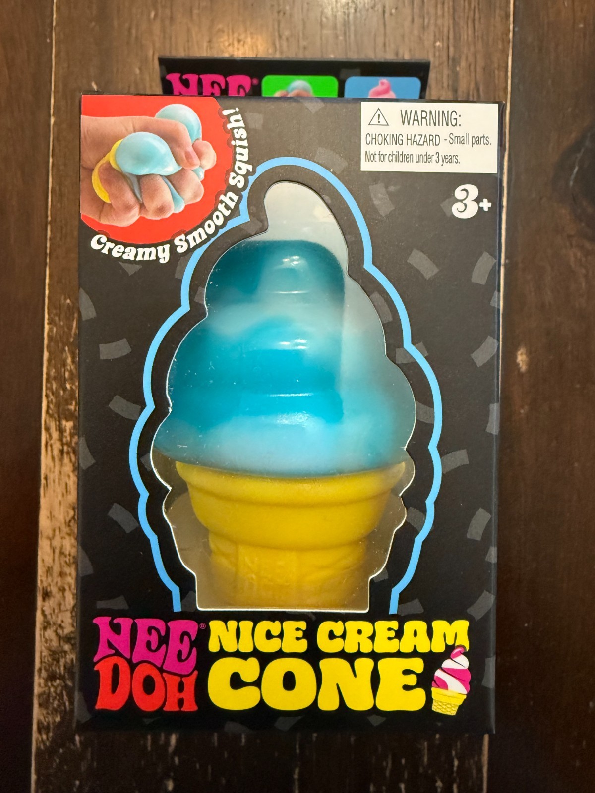 Blue Needoh Nice Cream Cone New in Box Ice Cream FAST SHIPPING Squish toy