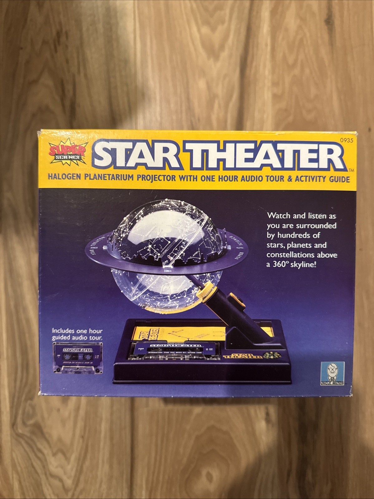 STAR THEATER Halogen Planetarium Projector w/Audio, Super Science, New in Box