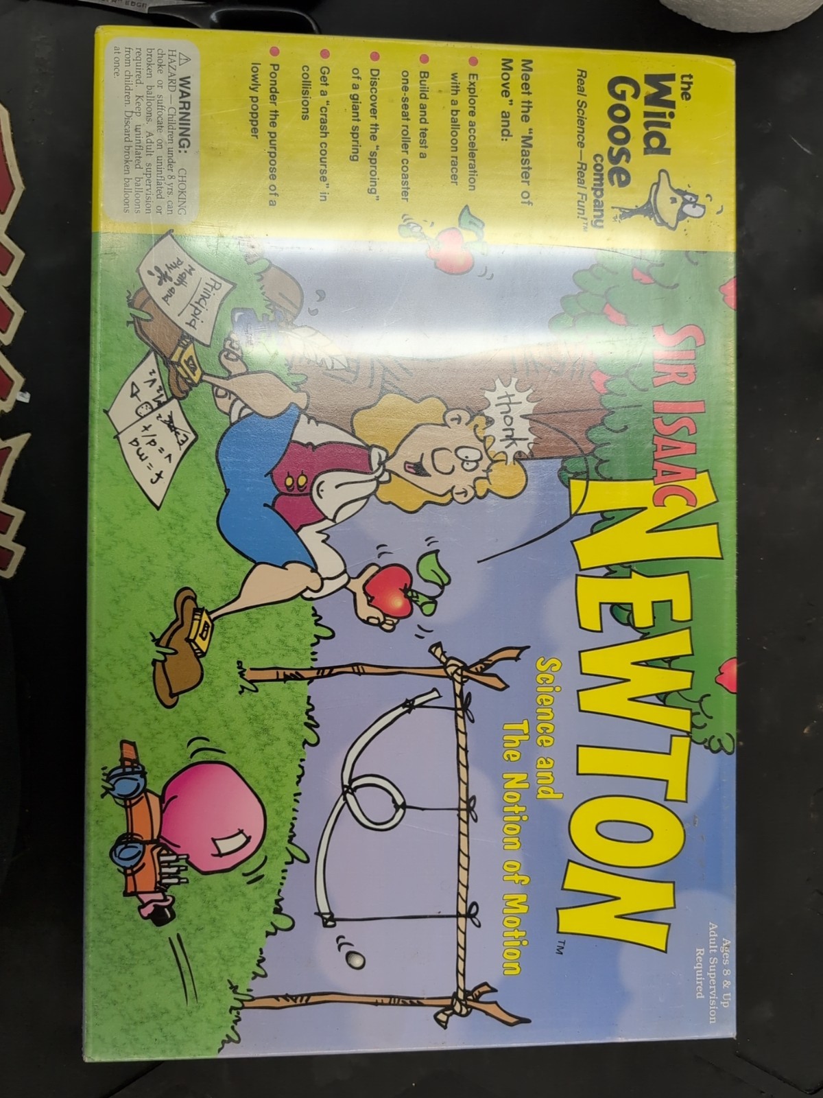 Sir Isaac Newton Science & The Notion of Motion The Wild Goose Company Kid Game