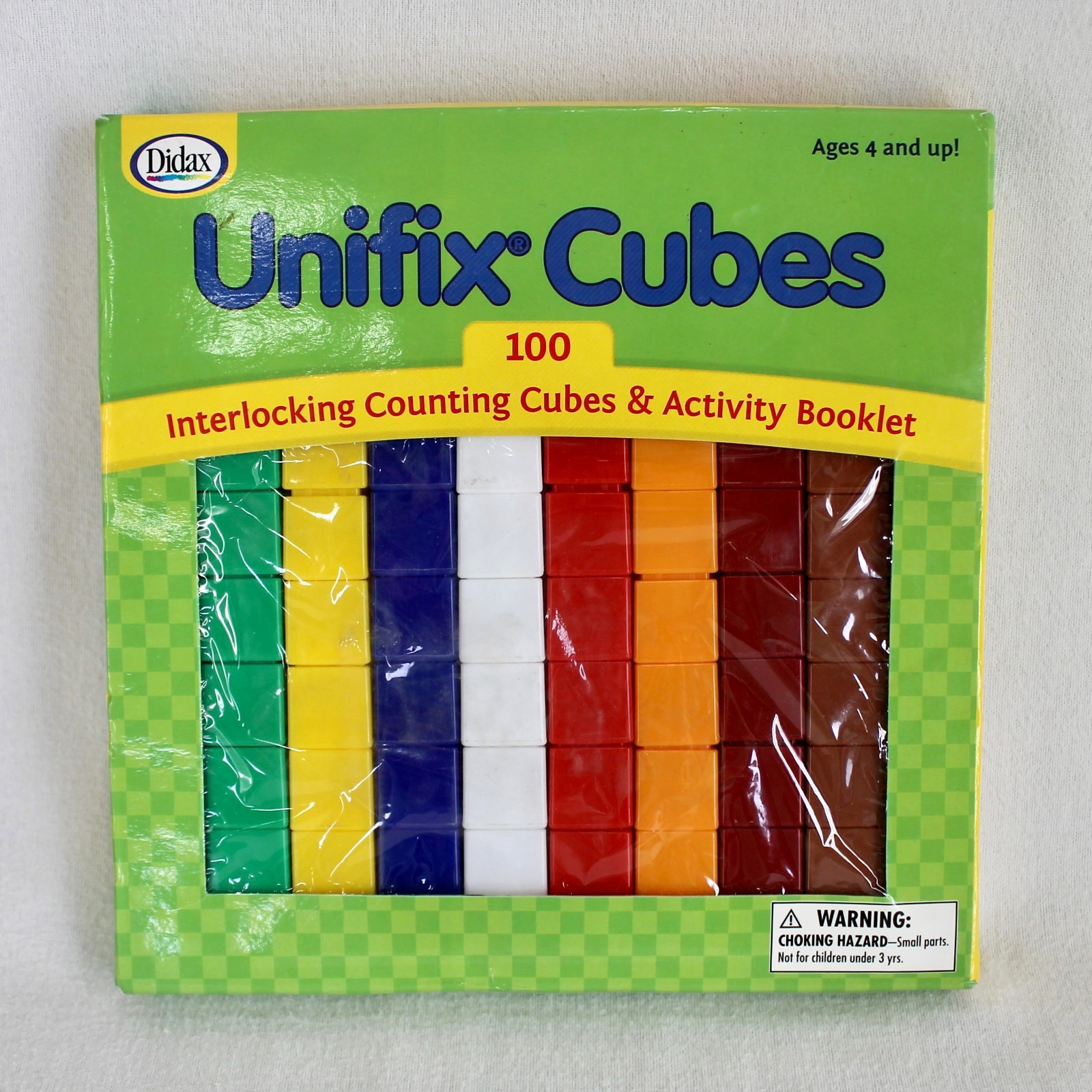 Didax Unifix Cubes Set of 100 Interlocking Counting Blocks Teacher Homeschool