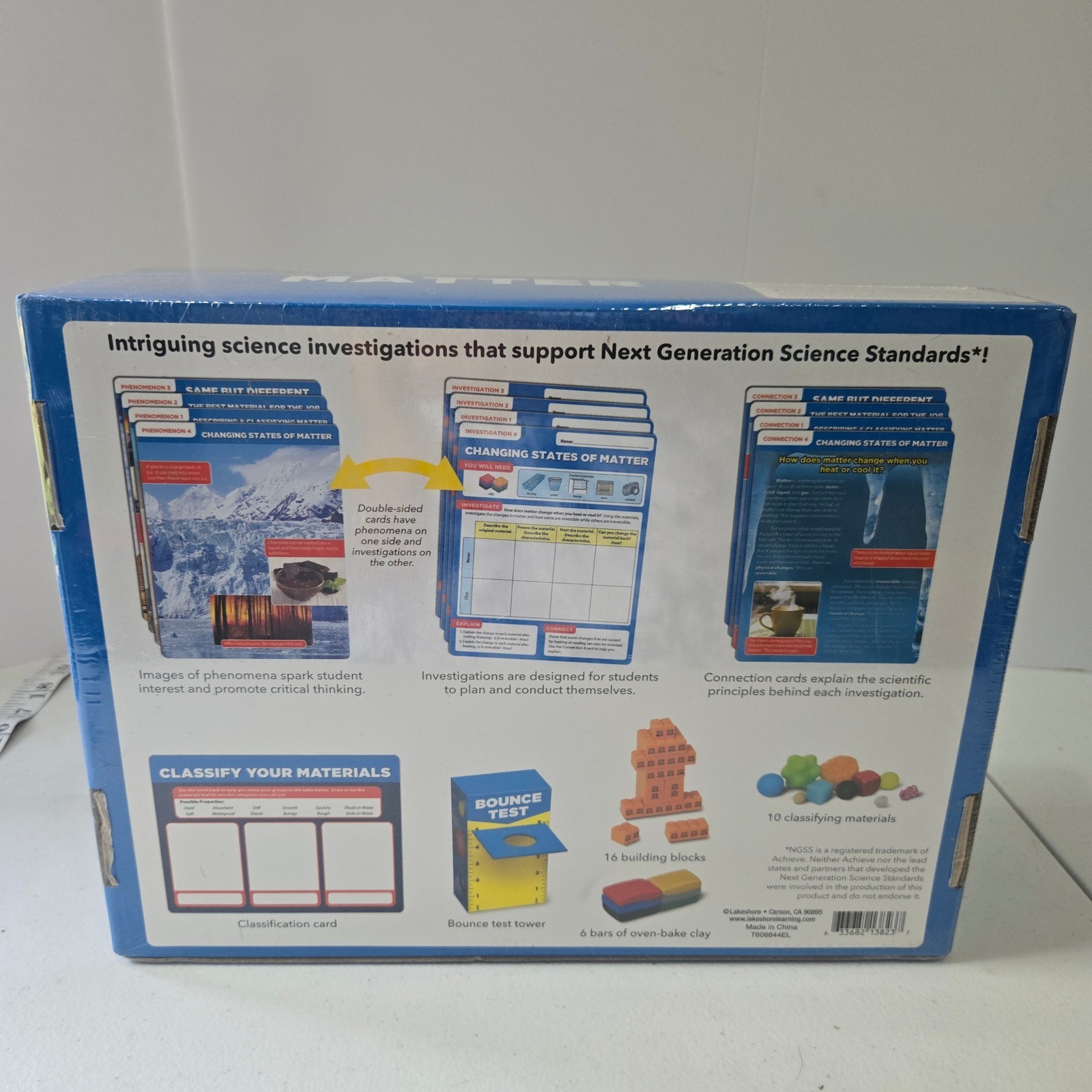 Lakeshore Meet The Standards Physical Science Kit Matter LM271 Grade 2 NGSS NEW