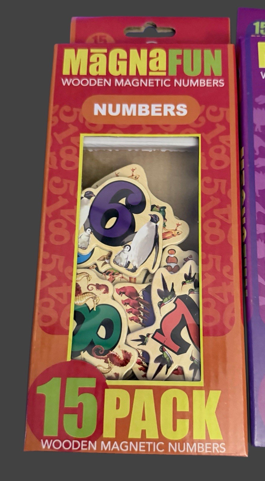 T.S. Shure 15pc MagnaFun Wood Magnet Sets NUMBERS Dinosaurs ON THE FARM New