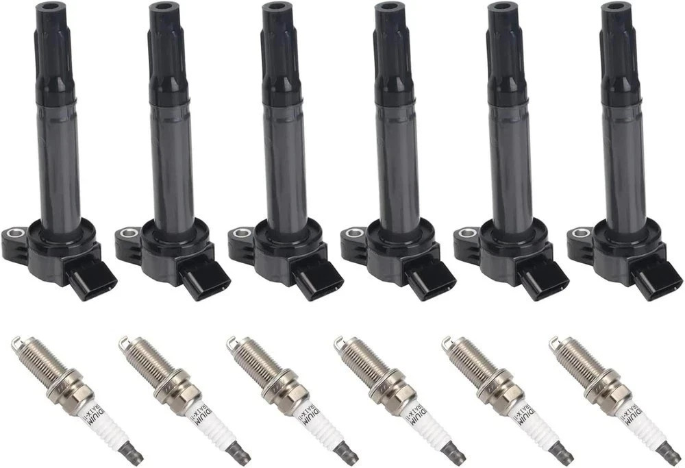 UF487 Set of 6 Ignition Coil Pack & Spark Plugs fit for Toyota Avalon Camry R…