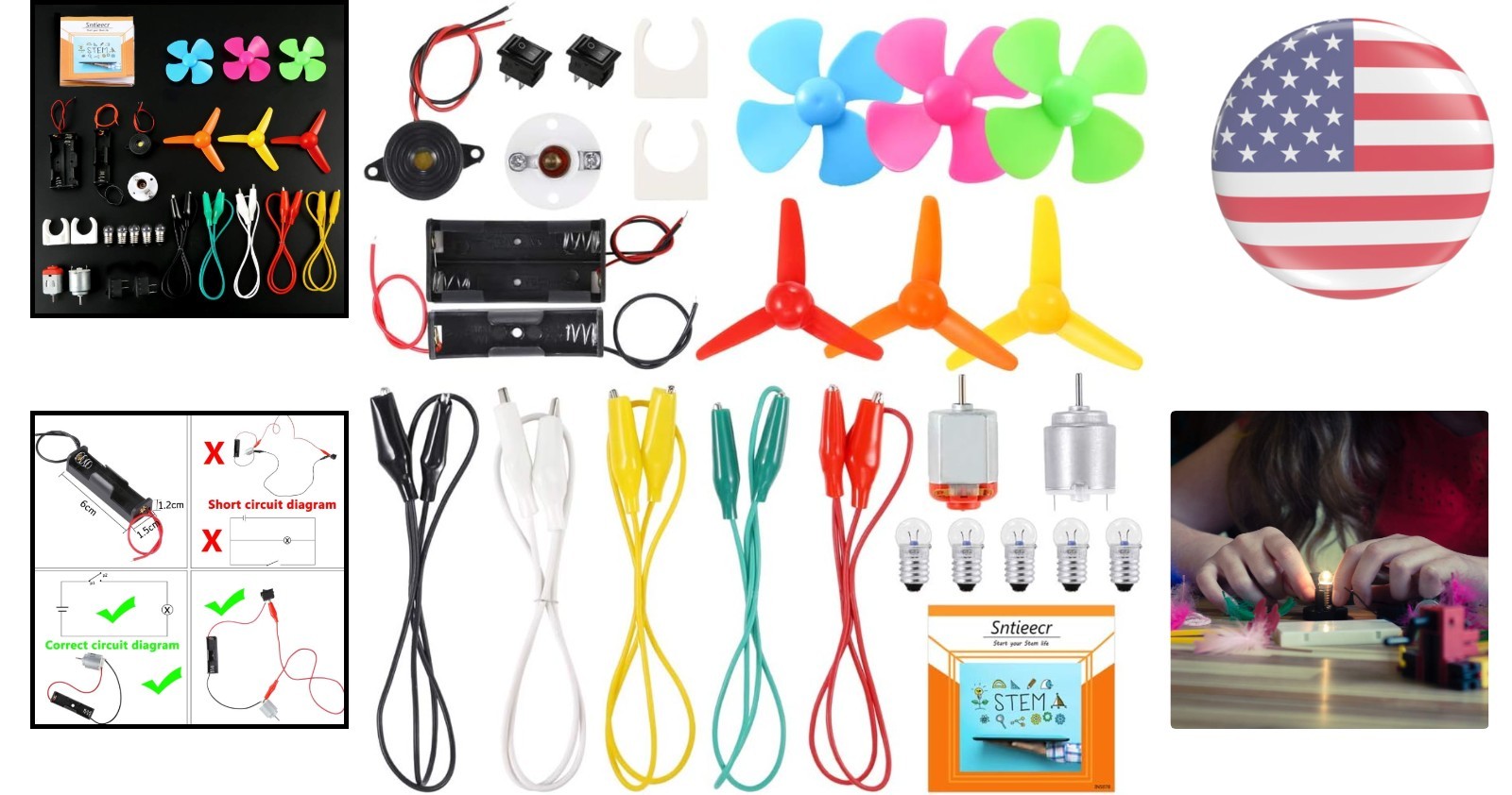 Comprehensive Electric Motor Kit – Exciting Science Experiment Kit for Ages 8+