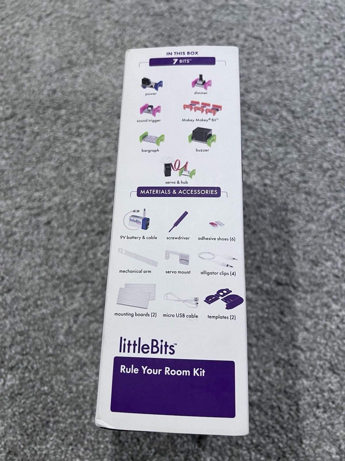 LittleBits RULE YOUR ROOM KIT Educational Learning Electro Build Block New